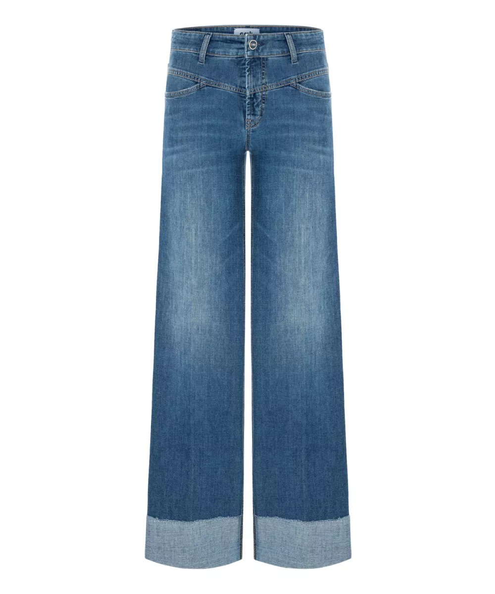 CAMBIO-Antonia-9150 0005 03-5125 Mid blue splint-DENIM
