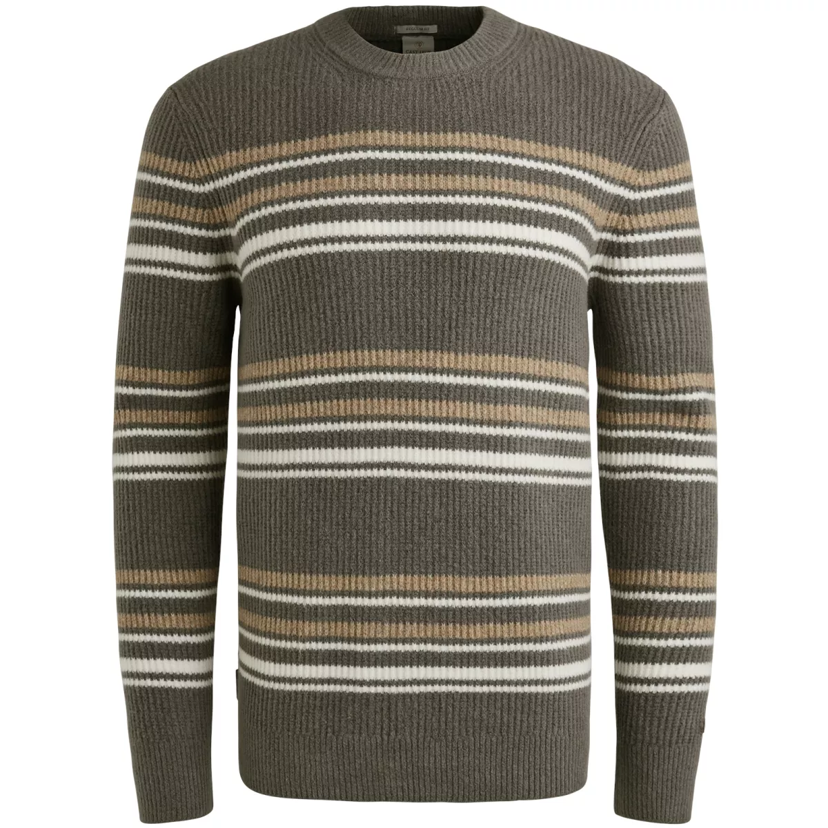 CAST IRON-Crewneck regular fit cotton blend-CKW2509316-9133 Granite gray-GRIJS