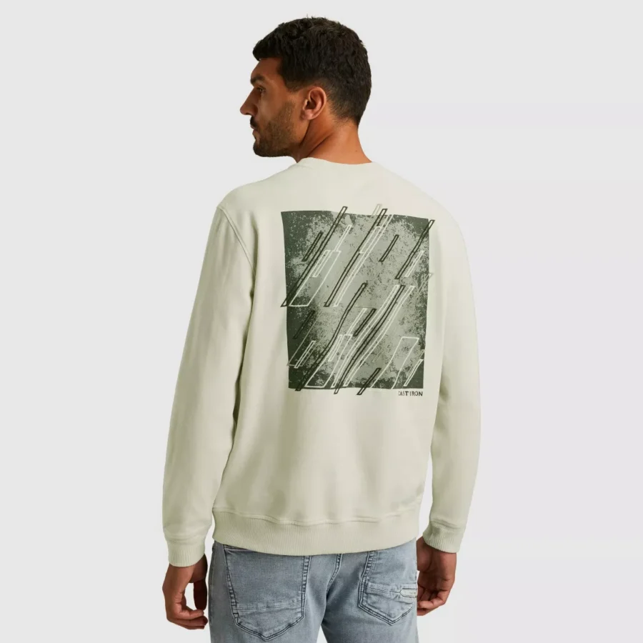 CAST IRON-Long sleeve r-neck regular fit twi-CSW2510448-9001 Vaporous gray-GRIJS