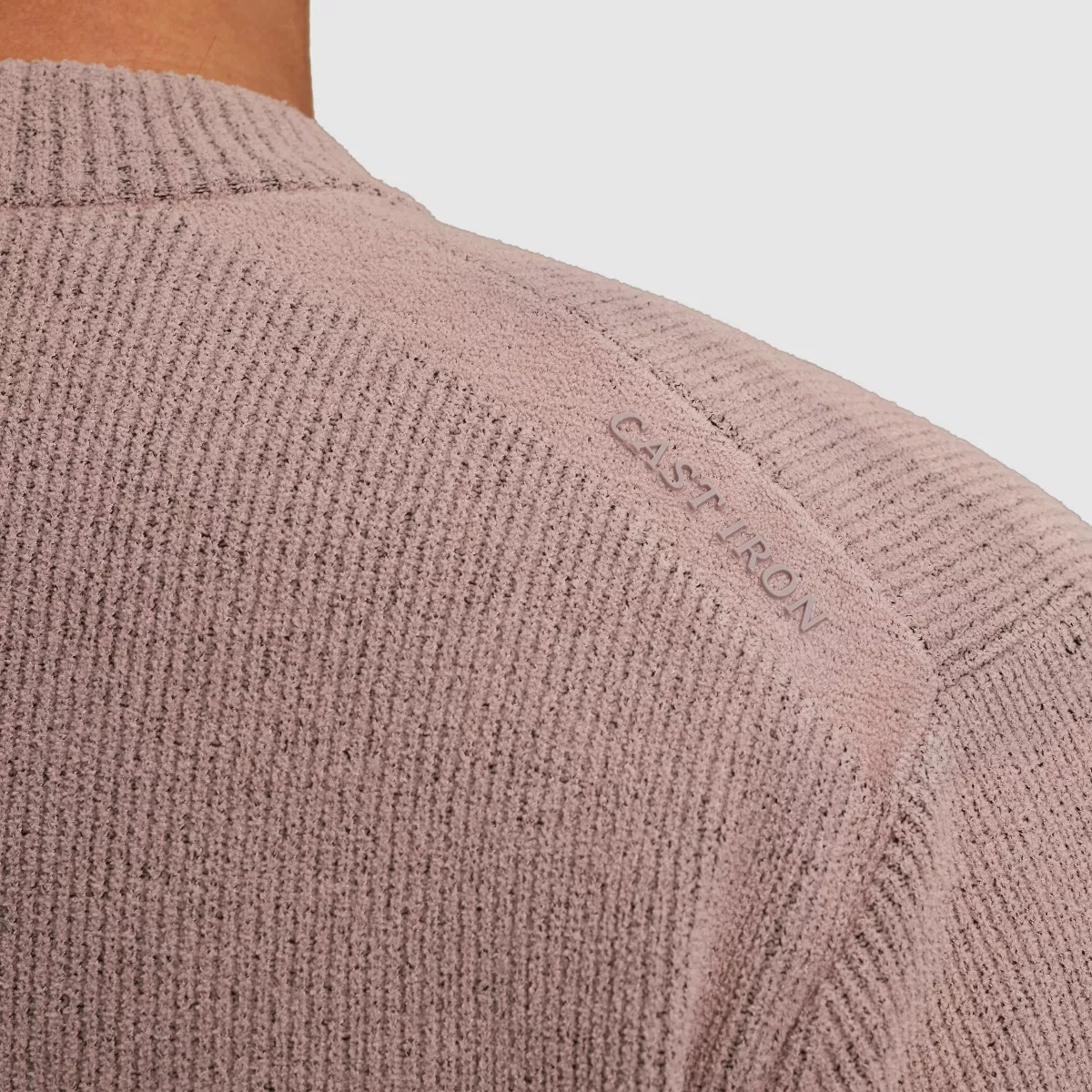 CAST IRON-Mock neck soft blend-CKW2509312-4318 Toadstool-PAARS