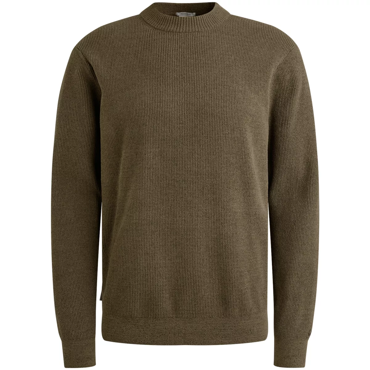 CAST IRON-Mock neck soft blend-CKW2509312-6444 Crocodile-GROEN