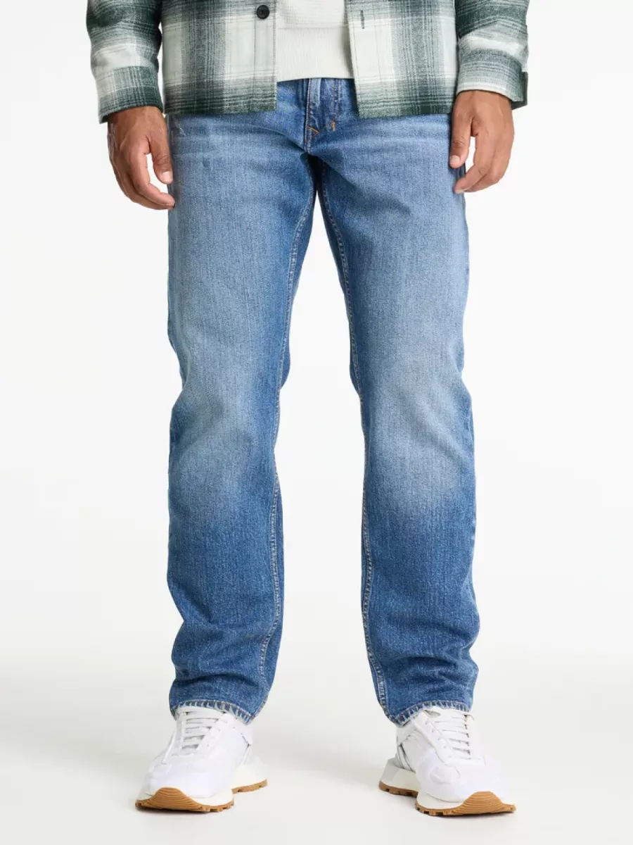 Chasin-Iron torch-11120009-D20 Mid blue denim-JEANS