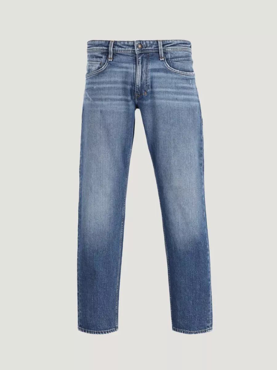Chasin-Iron torch-11120009-D20 Mid blue denim-JEANS