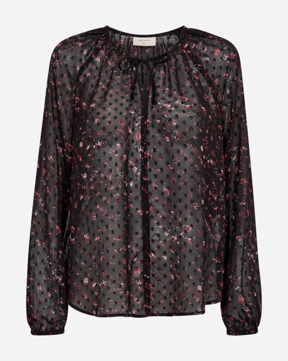 Freequent-Sanda-207070-Black With Port Royale-ZWART