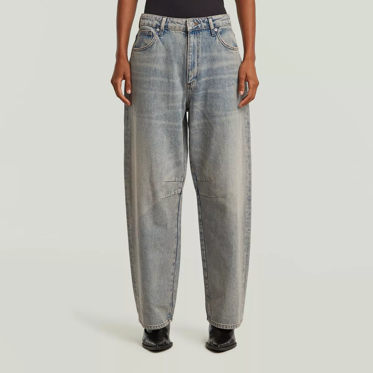 G-STAR-Carter 5-pkt barrel jean-D29325-01-A839 Worn in blue tinted-DENIM