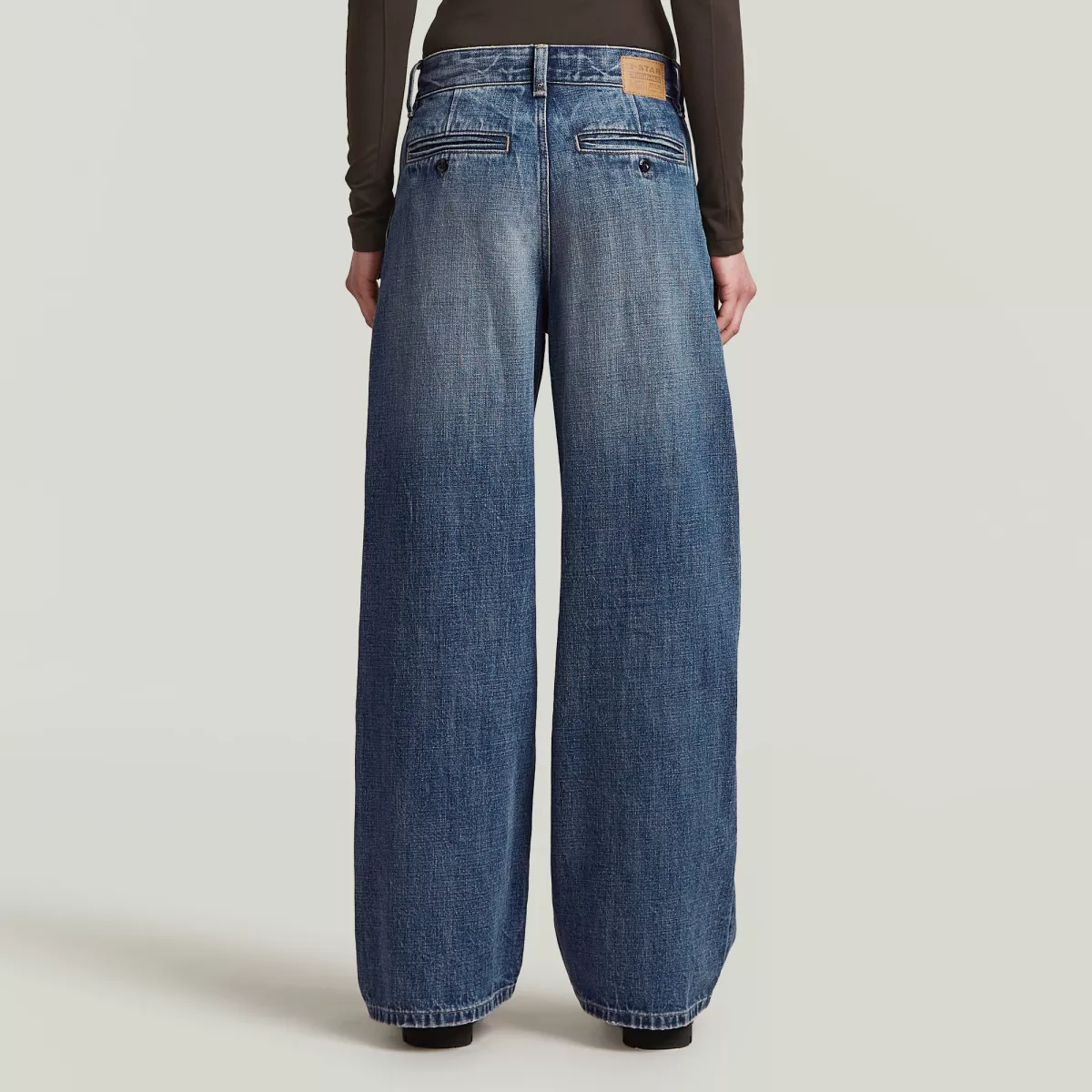 G-STAR-Skater chino high loose WMN-D27708-d776-H465 Faded typhoon-DENIM
