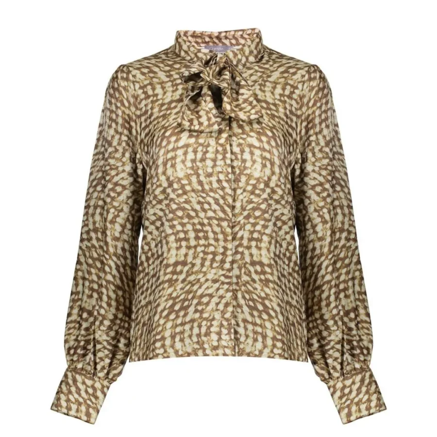 GEISHA-Blouse-53903-20-775 brown/sand-BRUIN
