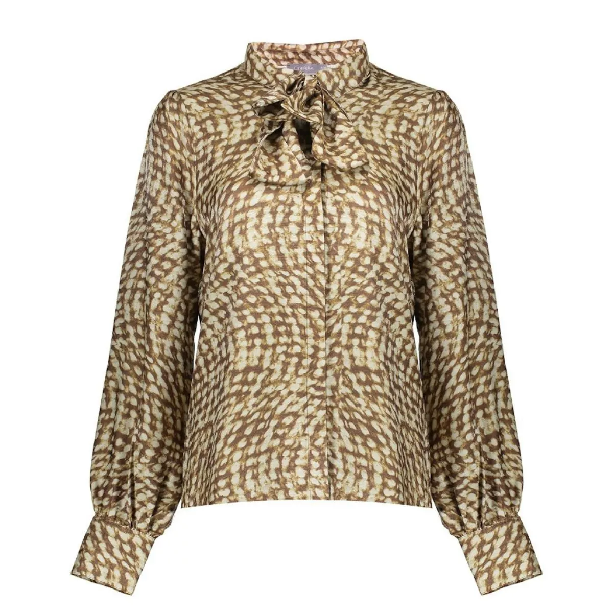 GEISHA-Blouse-53903-20-775 brown/sand-BRUIN