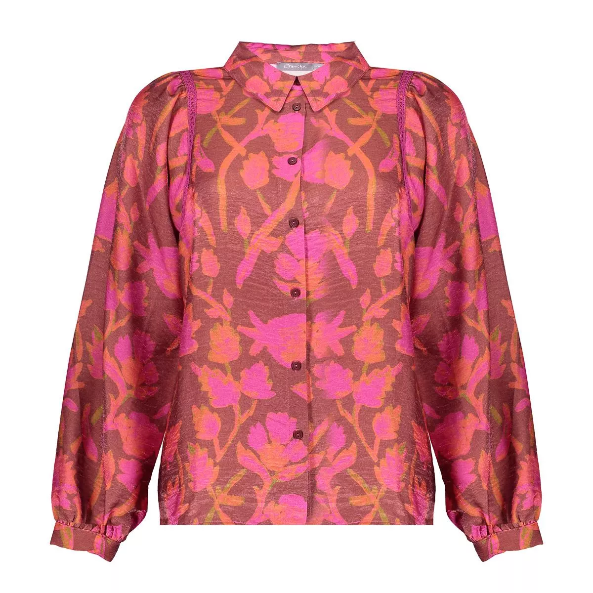 GEISHA-blouse-53909-20-480 burgundy/fuchsia-BORDEAUX