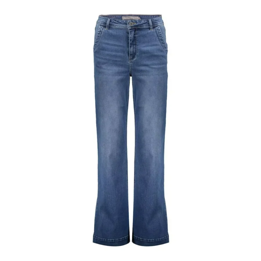 GEISHA-Jeans wide-51803-10-834 stone blue denim-DENIM
