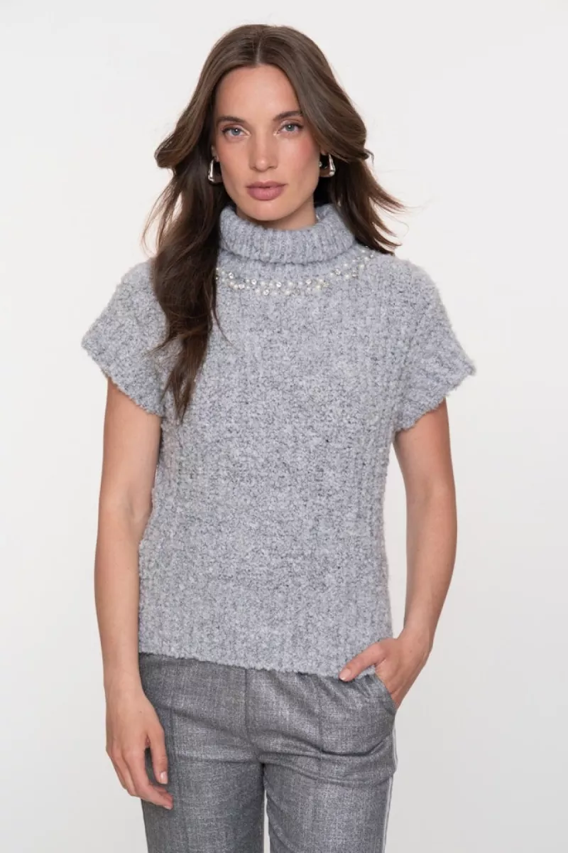 GEISHA-Spencers pearls & stones-54891-70-925 grey-DONKER GRIJS/GRAFIET