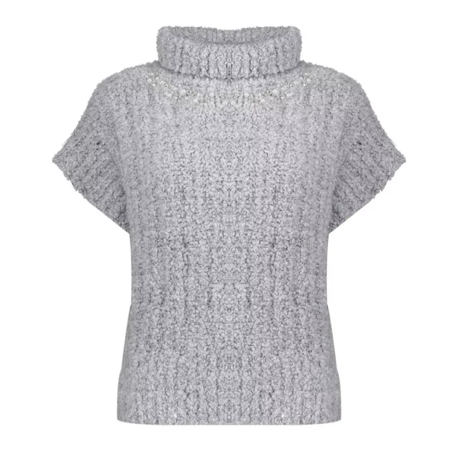 GEISHA-Spencers pearls & stones-54891-70-925 grey-DONKER GRIJS/GRAFIET