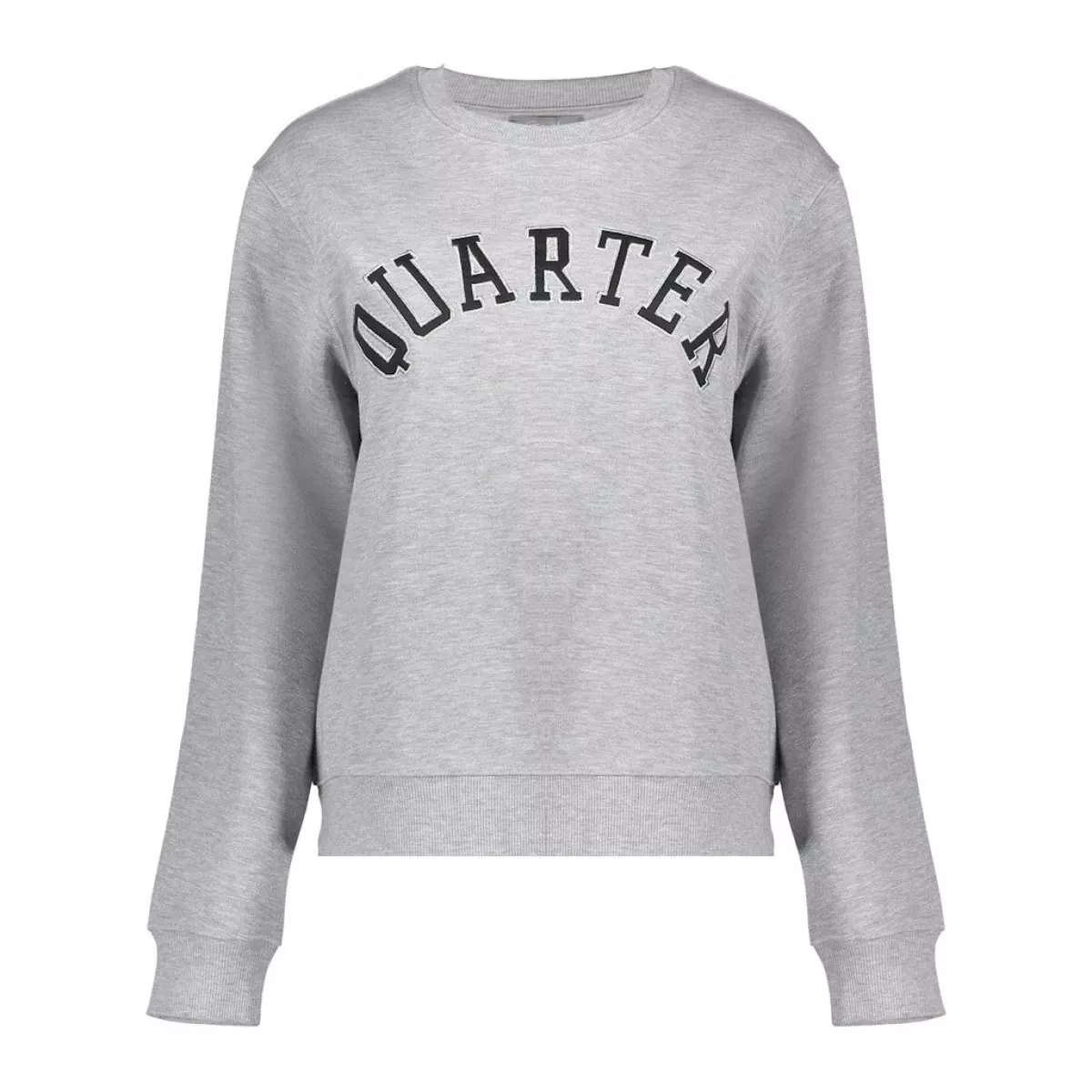 GEISHA-Sweater quarter-52839-41-925 grey/black-GRIJS