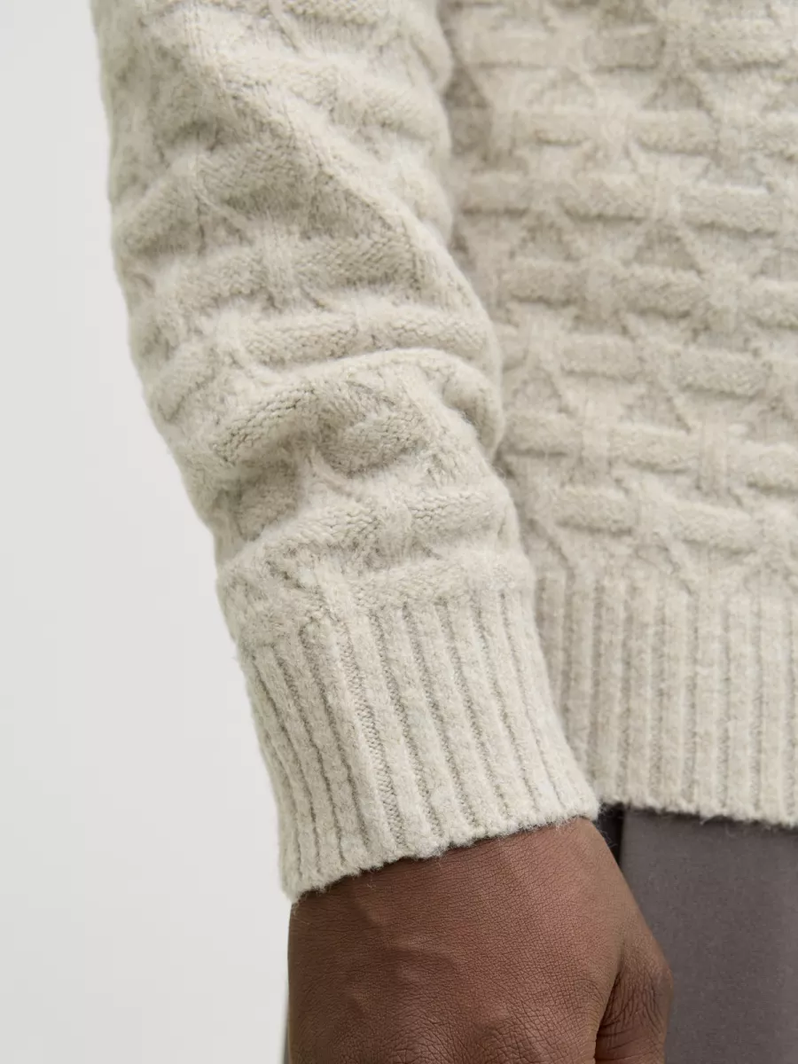 jack-jones-jprblasimon-structure-knit-crew-nec-12286768-silver-lining-zilver-grijs-2 JACK & JONES-JPRBLASIMON STRUCTURE KNIT CREW NEC-12286768-Silver lining-ZILVER GRIJS