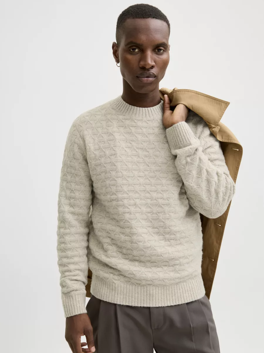 jack-jones-jprblasimon-structure-knit-crew-nec-12286768-silver-lining-zilver-grijs-5 JACK & JONES-JPRBLASIMON STRUCTURE KNIT CREW NEC-12286768-Silver lining-ZILVER GRIJS