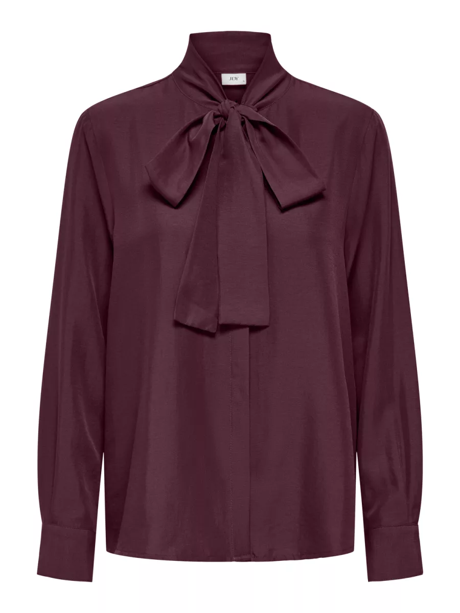 JDY-JDYCELESTE L/S PLACKET SHIRT WVN DI-15359485-Fig-BORDEAUX