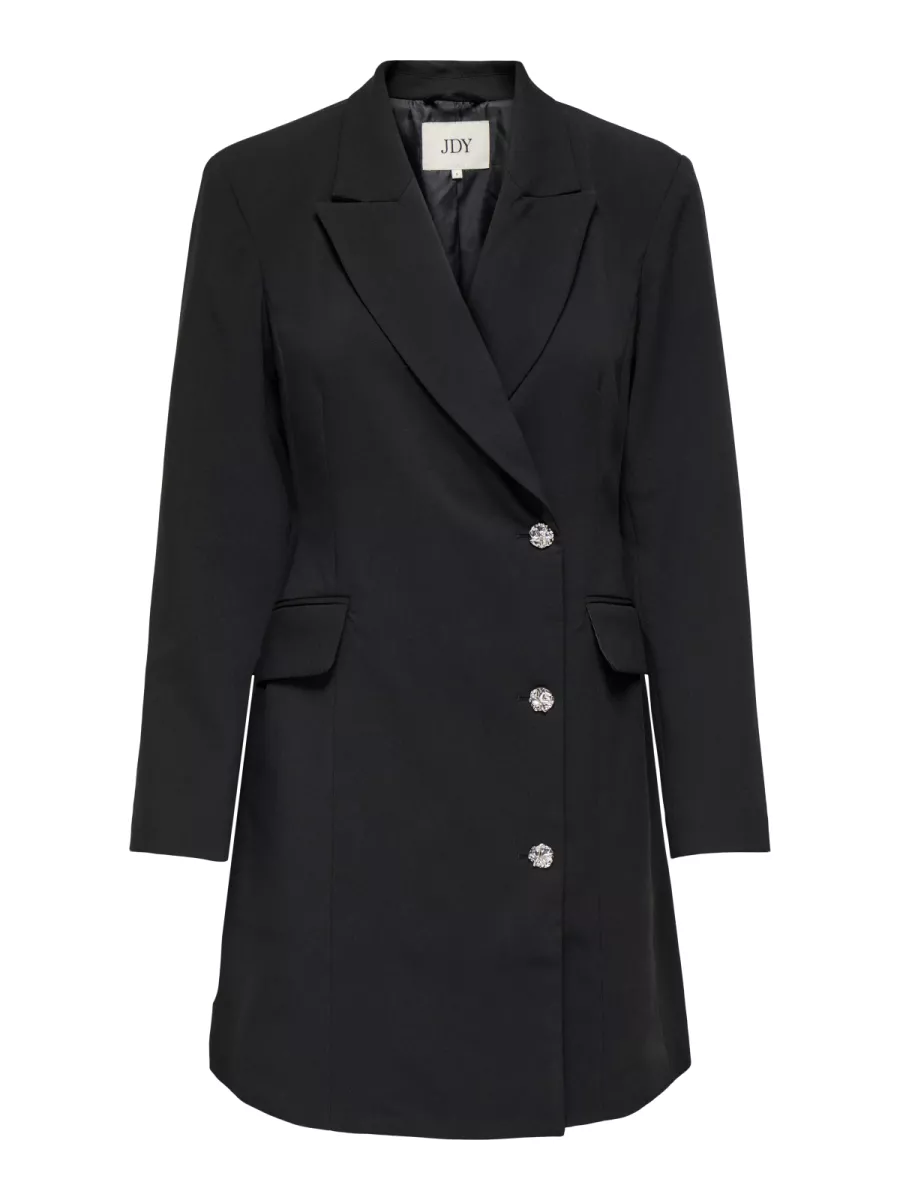JDY-JDYJANET L/S BLAZER DRESS TLR-15359746-Black-BLACK