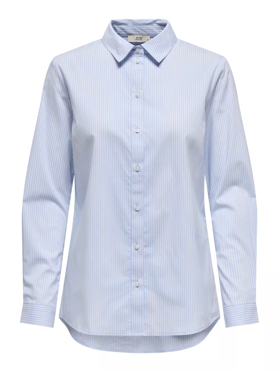 JDY-JDYMIO L/S SHIRT WVN NOOS-15149877-Cashmere Blue-BLUE