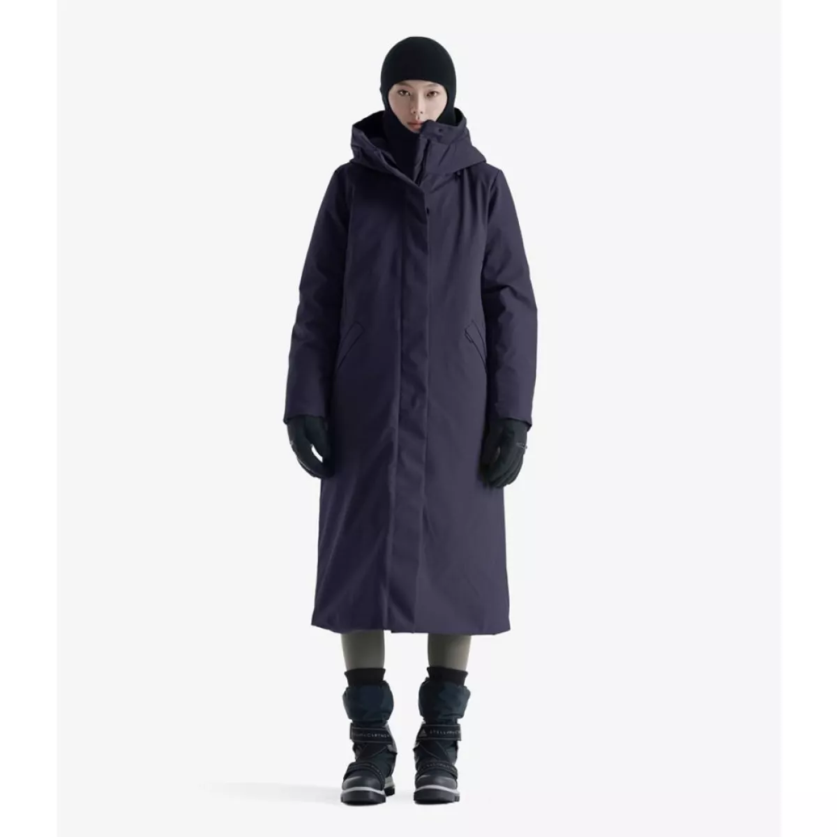 Krakatau-Mishima waterproof parka-Qw535--61 Navy blue-NAVY