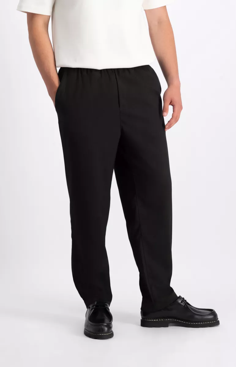 Law of the Sea-Condor brushed twill pant-90002-100 black-ZWART