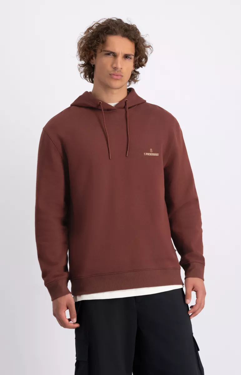 Law of the Sea-Law of the sea X Powderbaas hoodie-10266-Sable-DONKER ROOD