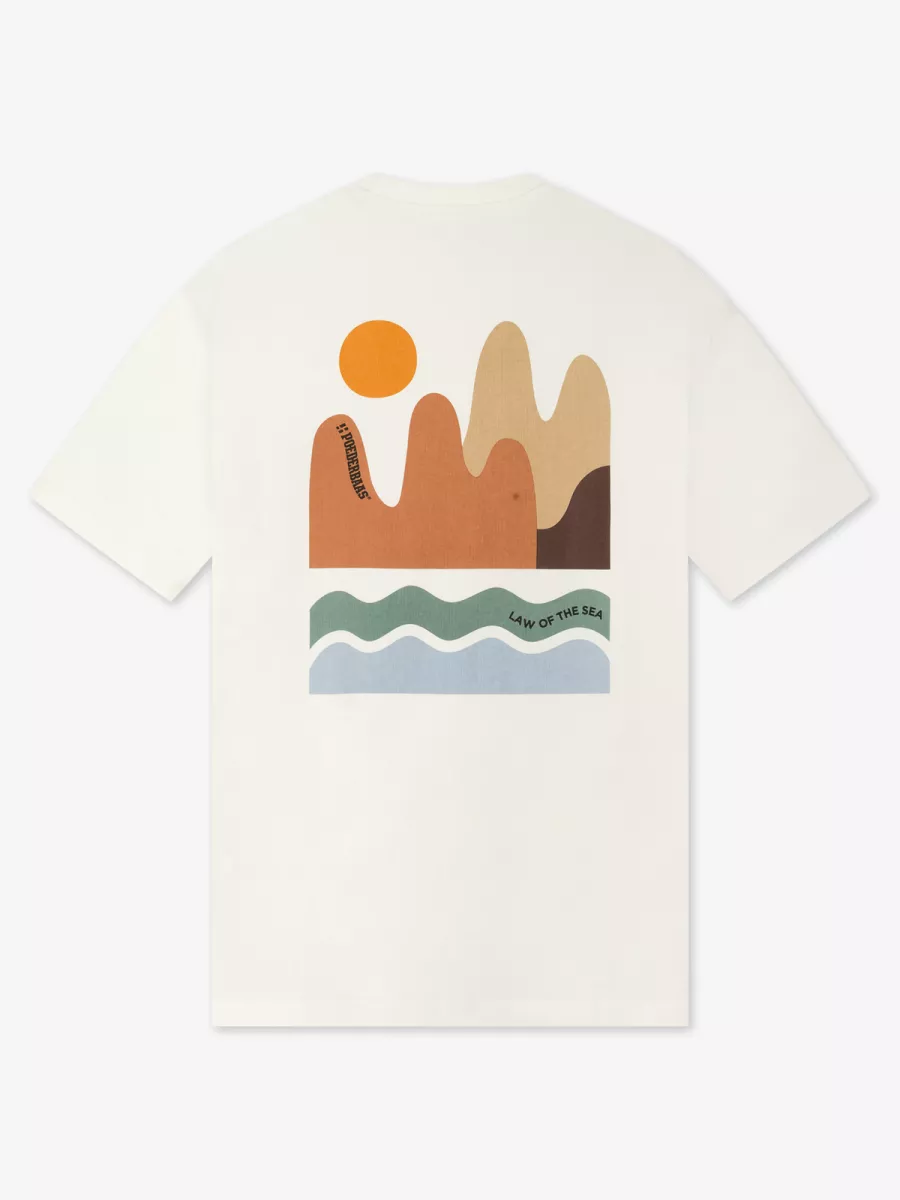 Law of the Sea-Law of the sea X Powderbaas tee-10267-Coconut milk-WIT