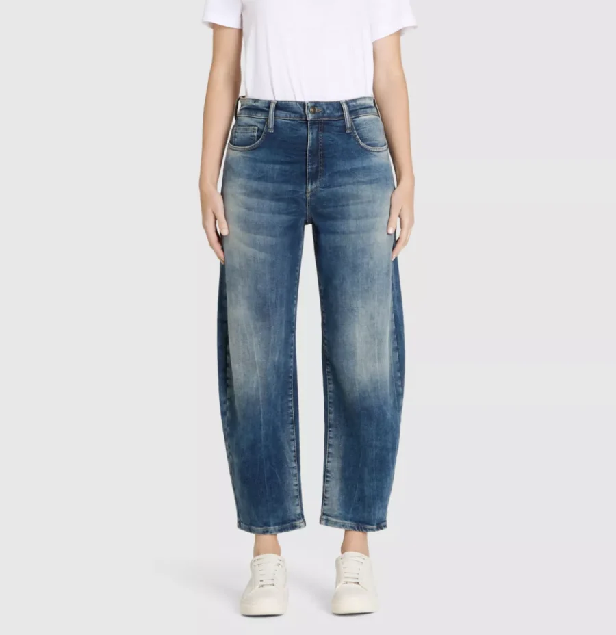 MAC-DANNI; L; D681; Trousers MAC Ladies-0389L311090-D681 Stormy tinted-BLAUW