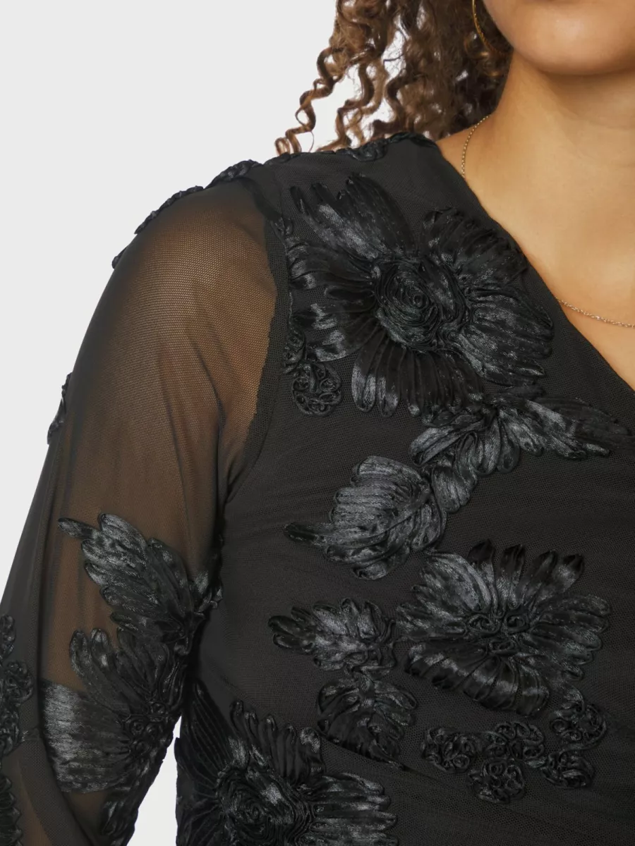 neo-noir-friana-big-flower-mesh-blouse-167272-100-black-zwart-3 Neo Noir-Friana Big Flower Mesh Blouse-167272-100 Black-ZWART