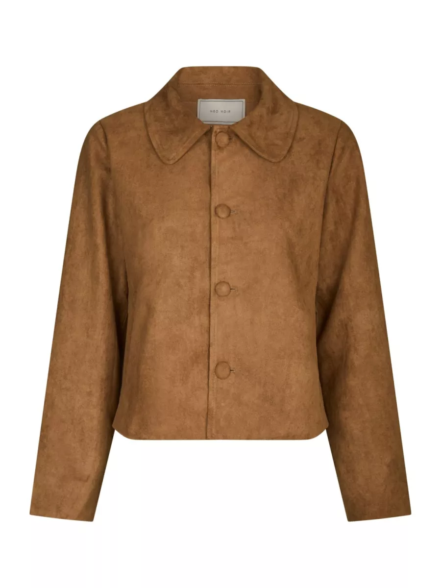 Neo Noir-Nilo Faux Suede Jacket-165954-604 Cognac-COGNAC