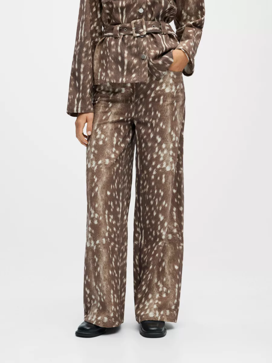 OBJECT-OBJBELMA MW LO PANT E AW FAIR 25-23048881-Cocoa Brown-CHOCOLADE