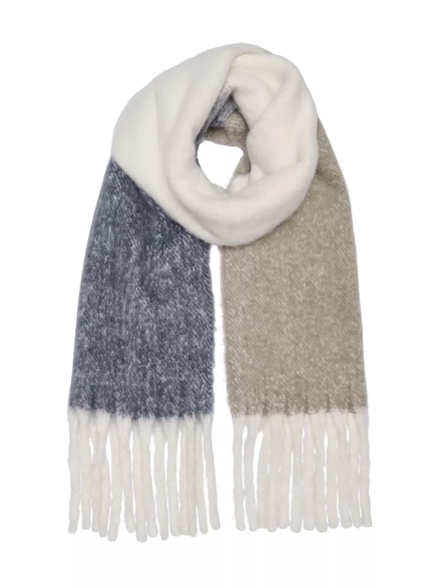 ONLY-ONLBONNIE LIFE LONG FRINGED SCARF C-15298453-Ombre Blue-BLUE