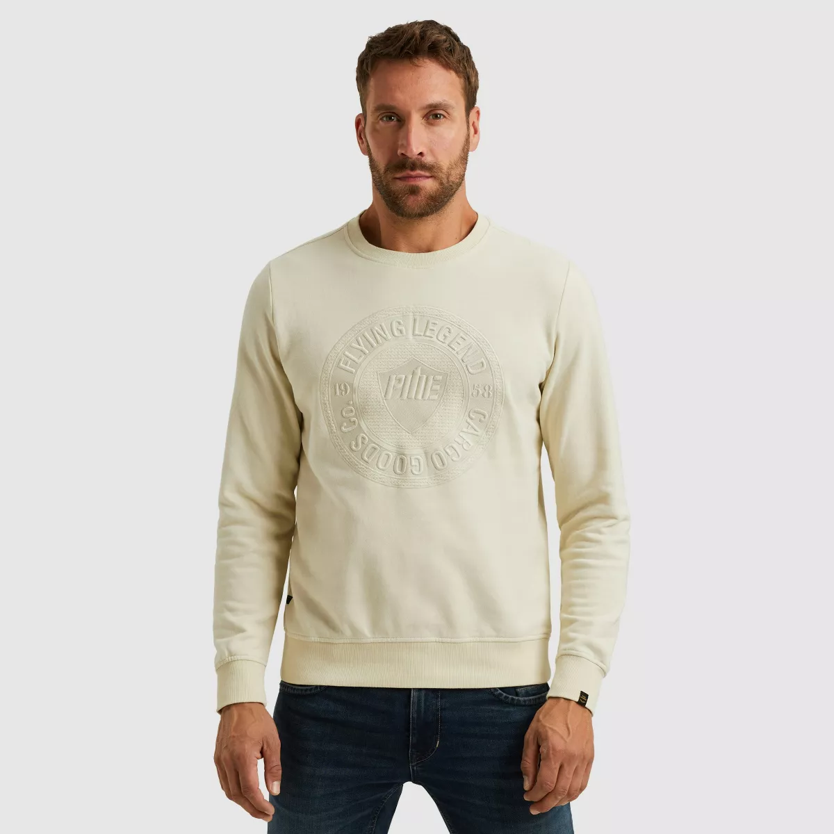 pme-legend-crewneck-dry-terry-psw2510481-7013-bone-white-beige-2 PME LEGEND-Crewneck dry terry-PSW2510481-7013 Bone white-BEIGE