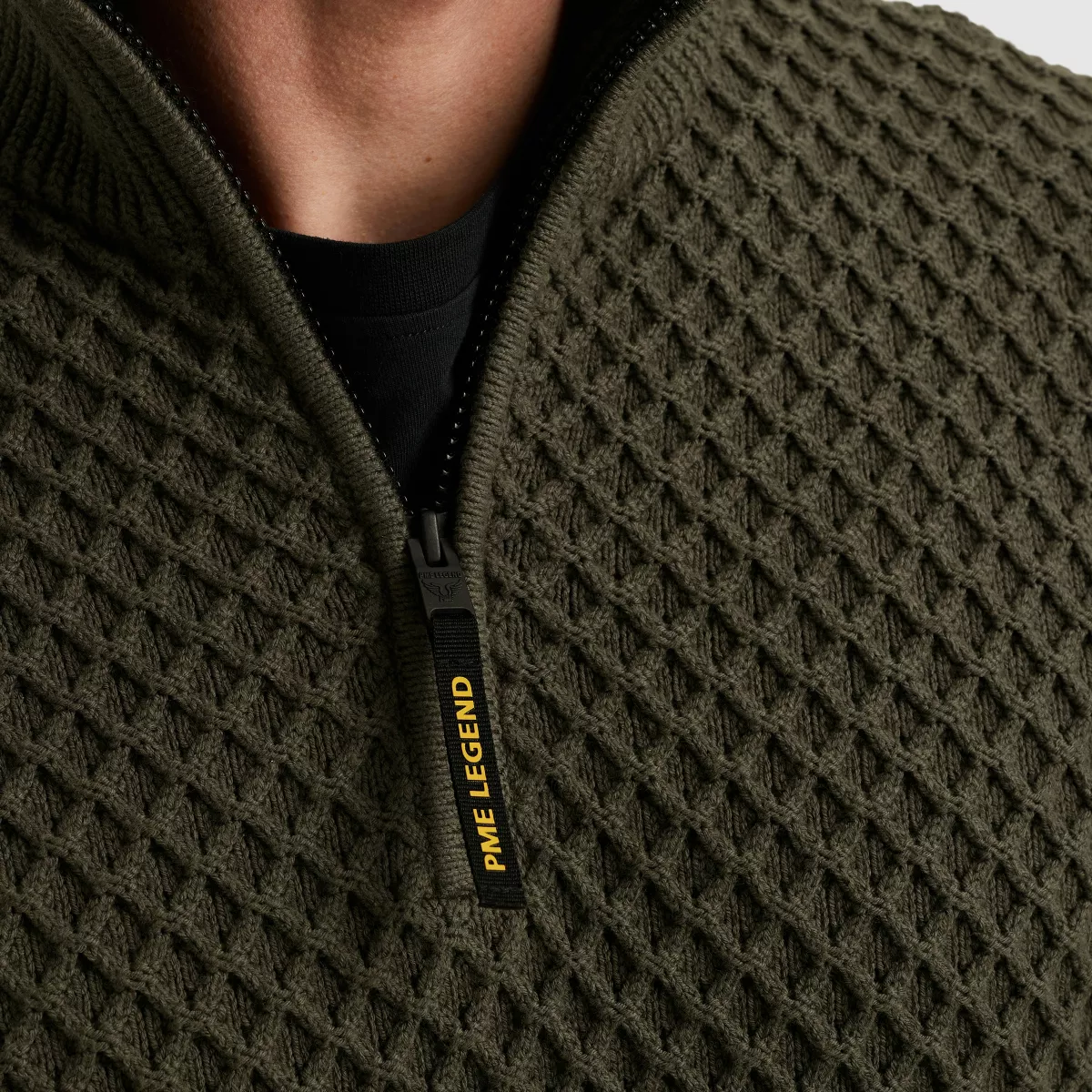pme-legend-half-zip-collar-cotton-mix-yarn-pkw2509324-8039-beluga-bruin-4 PME LEGEND-Half zip collar cotton mix yarn-PKW2509324-8039 Beluga-BRUIN
