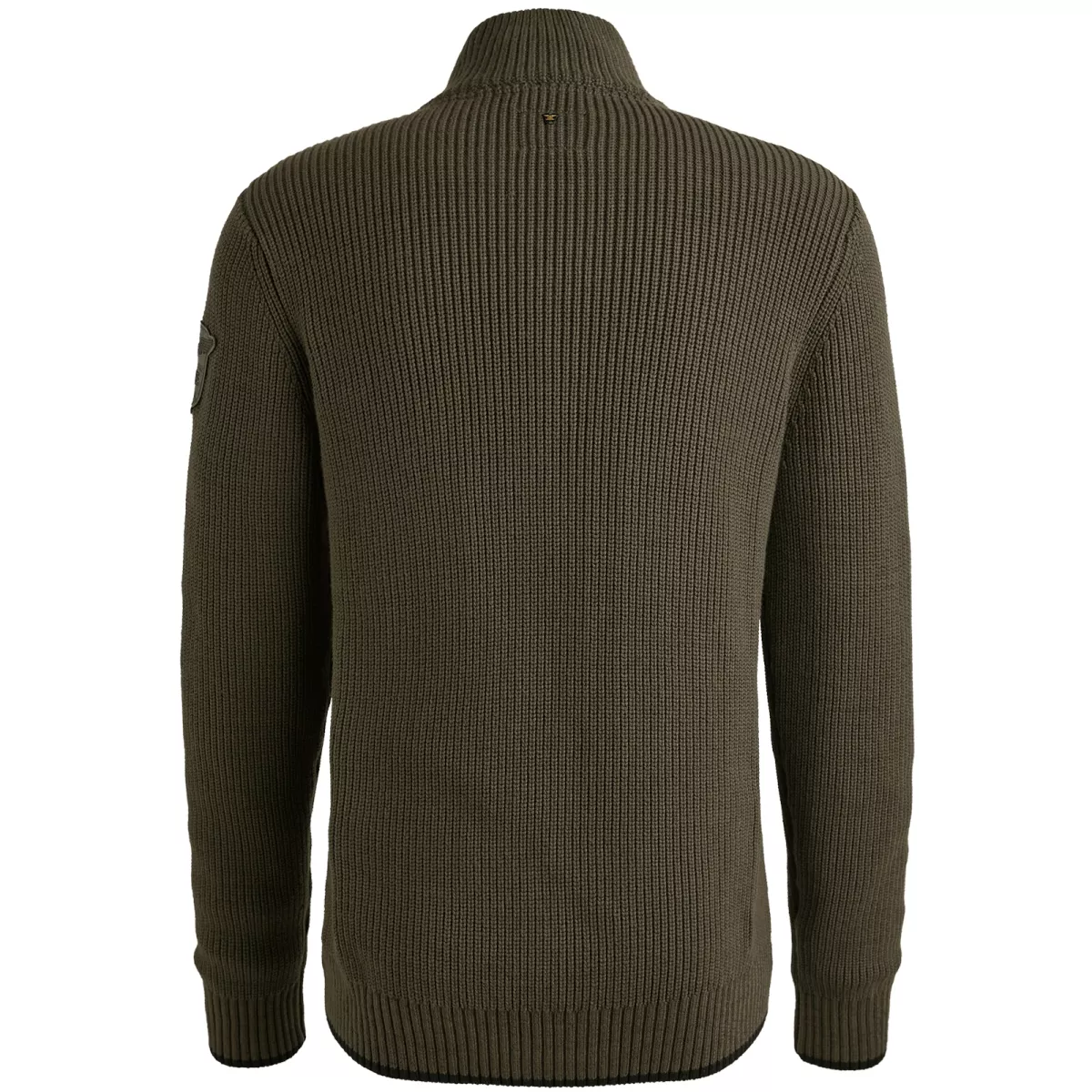 pme-legend-half-zip-collar-cotton-mix-yarn-pkw2509324-8039-beluga-bruin-7 PME LEGEND-Half zip collar cotton mix yarn-PKW2509324-8039 Beluga-BRUIN