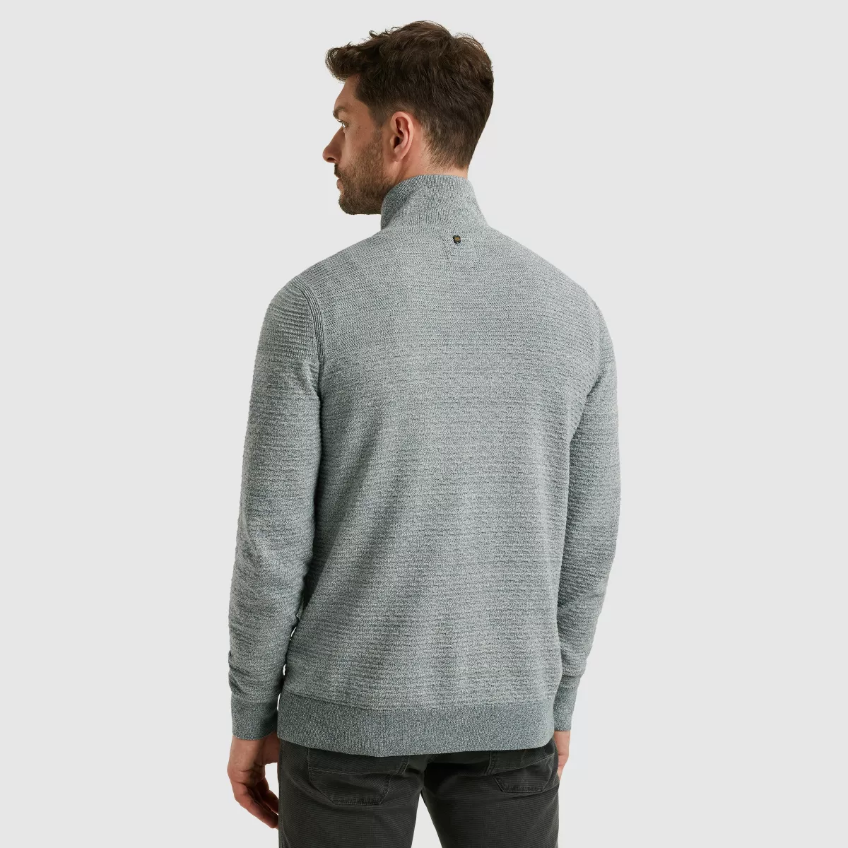 pme-legend-half-zip-collar-cotton-mouline-organic-pkw2510301-5281-salute-blue-3 PME LEGEND-Half zip collar cotton mouline (organic)-PKW2510301-5281 Salute-BLUE