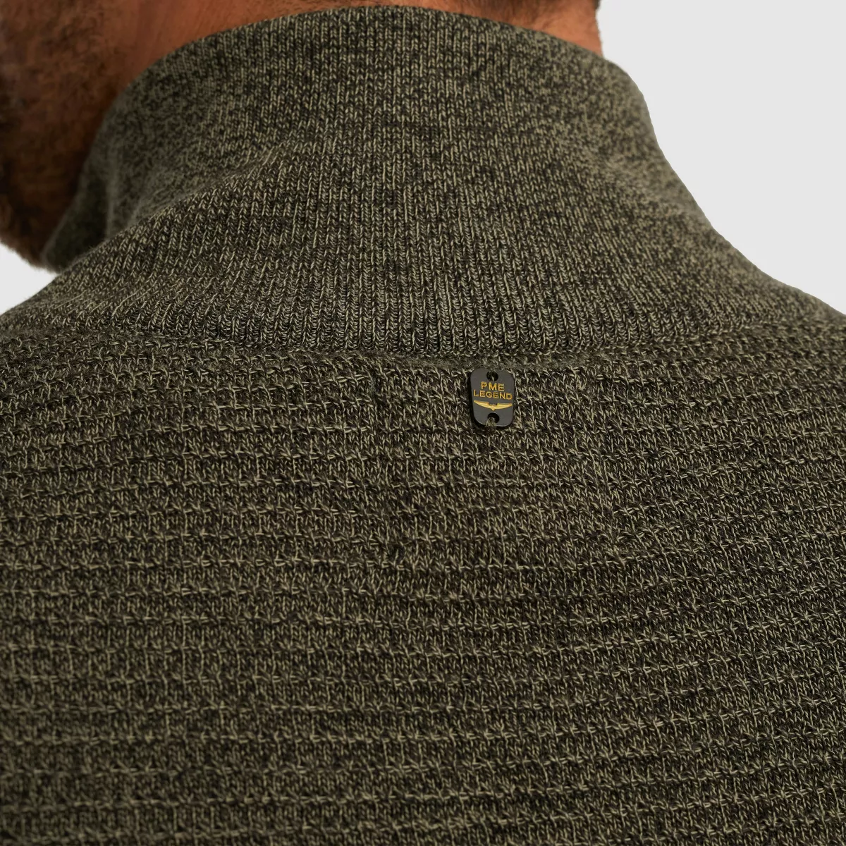 pme-legend-half-zip-collar-cotton-mouline-organic-pkw2510301-6389-dusky-green-groen-5 PME LEGEND-Half zip collar cotton mouline (organic)-PKW2510301-6389 Dusky green-GROEN