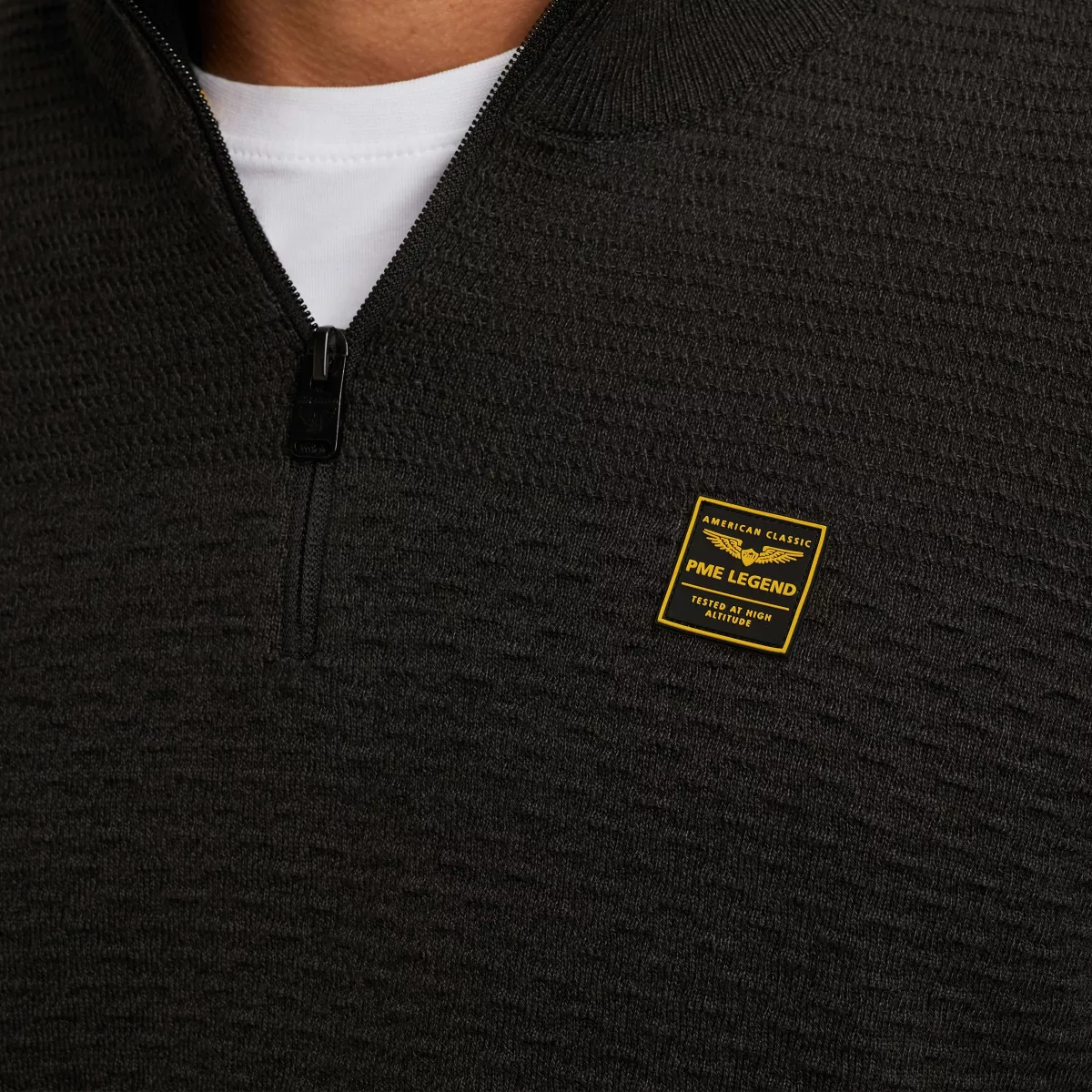 pme-legend-half-zip-collar-cotton-mouline-organic-pkw2510301-999-black-zwart-4 PME LEGEND-Half zip collar cotton mouline (organic)-PKW2510301-999 Black-ZWART