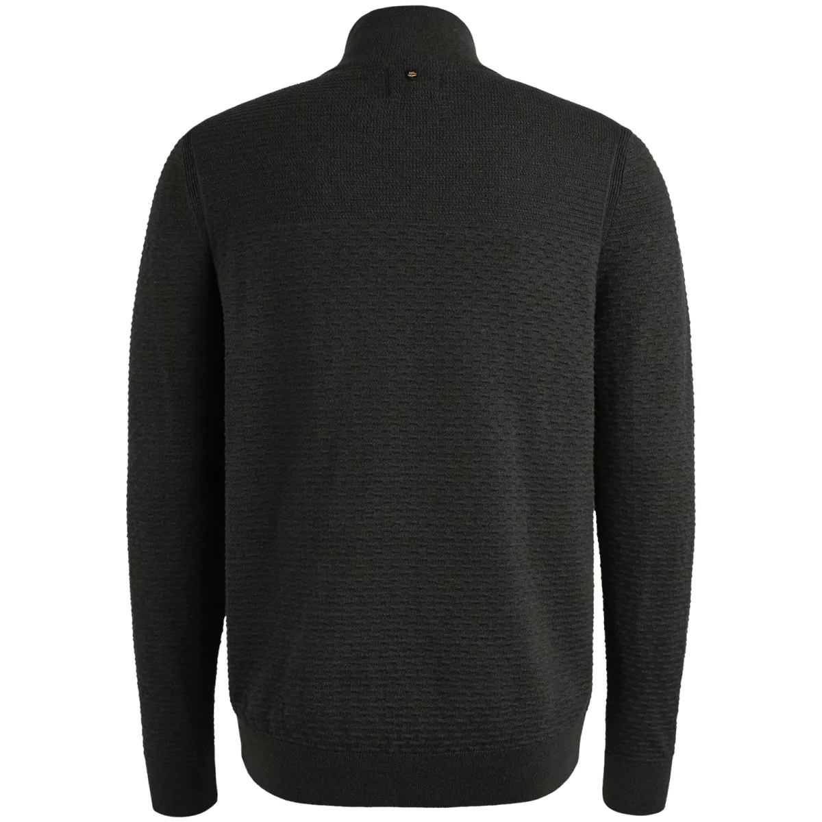 pme-legend-half-zip-collar-cotton-mouline-organic-pkw2510301-999-black-zwart-6 PME LEGEND-Half zip collar cotton mouline (organic)-PKW2510301-999 Black-ZWART