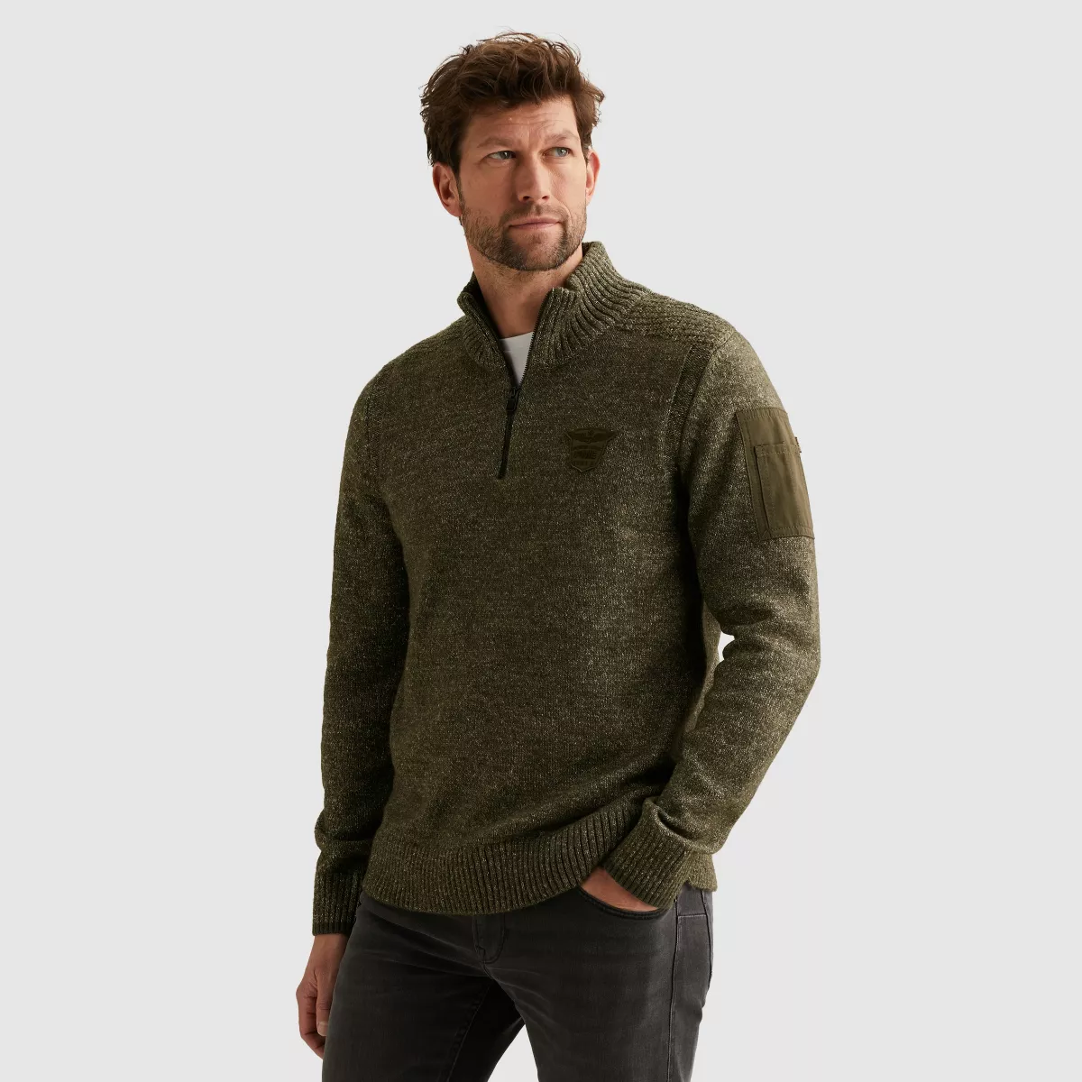 pme-legend-half-zip-collar-soft-blend-pkw2510314-940-mid-grey-melee-grijs-2 PME LEGEND-Half zip collar soft blend-PKW2510314-940 Mid grey melee-GRIJS