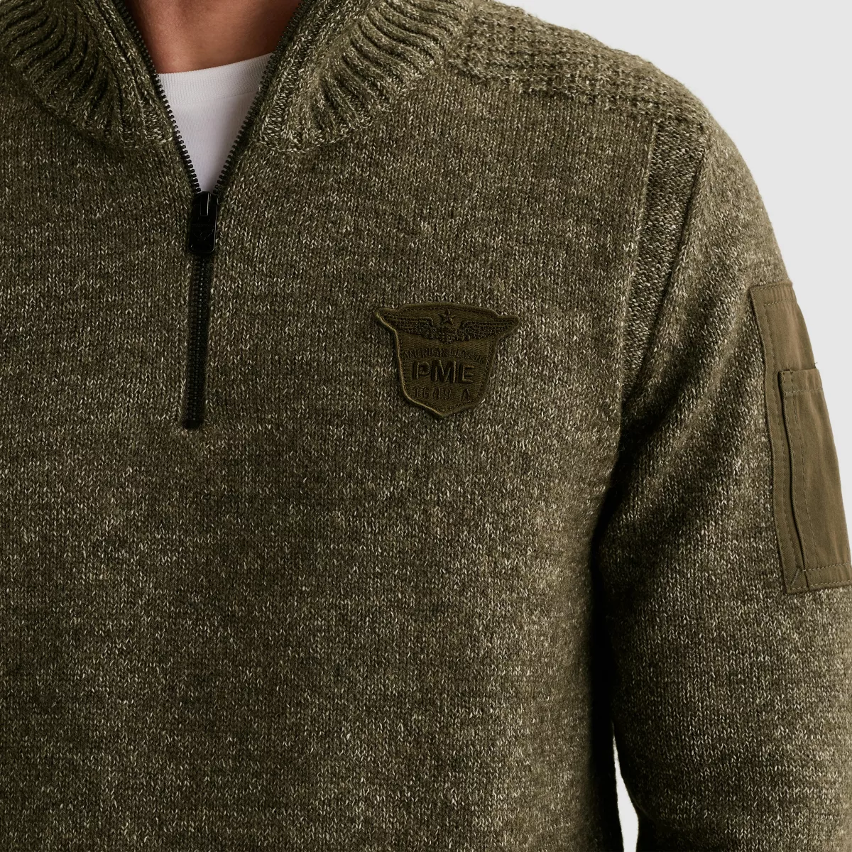 pme-legend-half-zip-collar-soft-blend-pkw2510314-940-mid-grey-melee-grijs-4 PME LEGEND-Half zip collar soft blend-PKW2510314-940 Mid grey melee-GRIJS