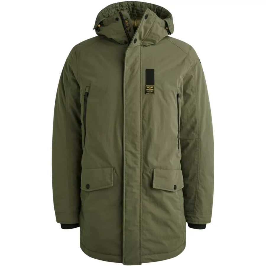PME LEGEND-Long jacket ICE PILOT Coated Crunc-PJA2509134-6414-OLIJF