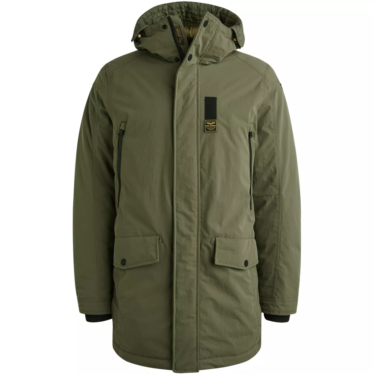 PME LEGEND-Long jacket ICE PILOT Coated Crunc-PJA2509134-6414-OLIJF