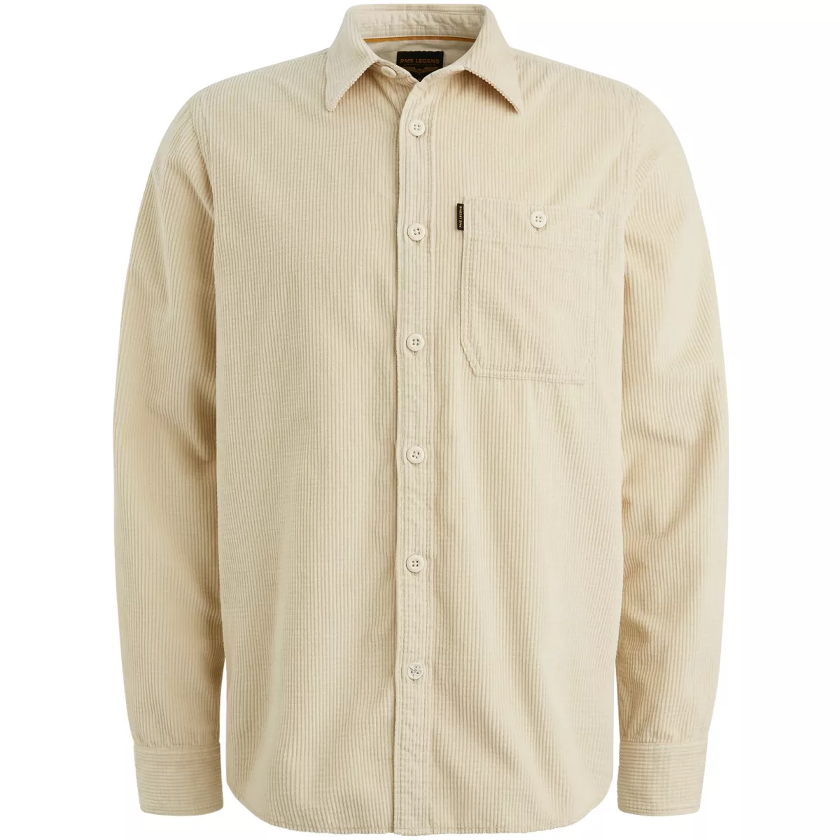PME LEGEND-LONG SLEEVE SHIRT Dobby Cord-PSI2510206-7013 Bone white-BEIGE