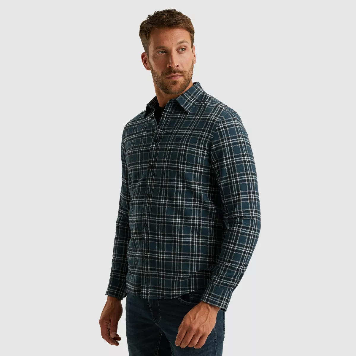 pme-legend-long-sleeve-shirt-herringbone-yarn-psi2510201-5281-salute-blue-2 PME LEGEND-LONG SLEEVE SHIRT Herringbone Yarn-PSI2510201-5281 Salute-BLUE