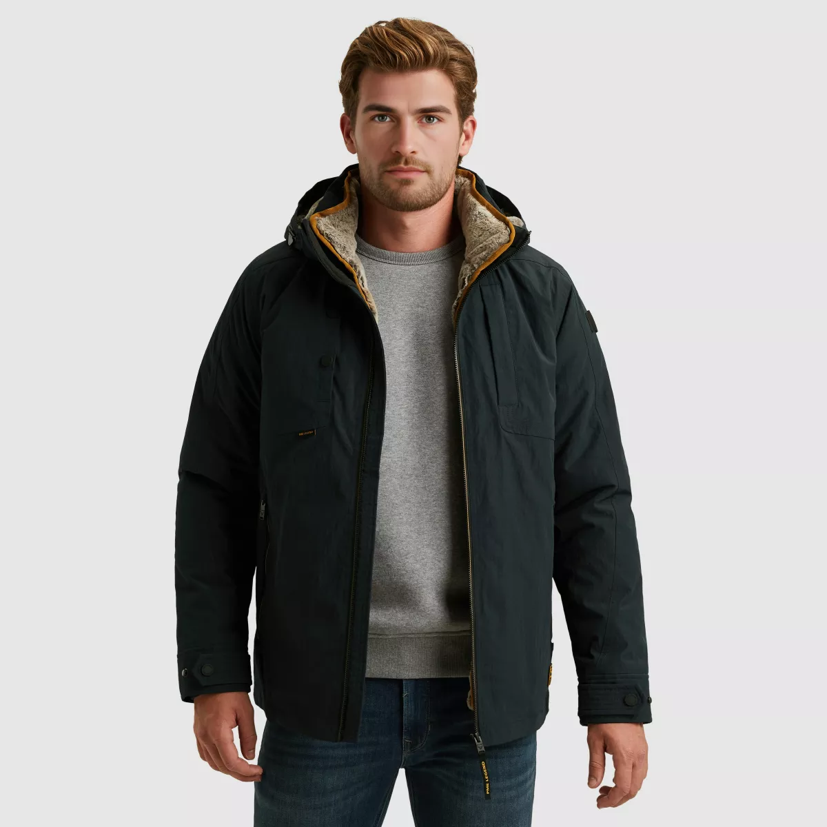 PME LEGEND-Semi long jacket SNOWPACK Micro ri-PJA2509109-5281 Salute-BLUE