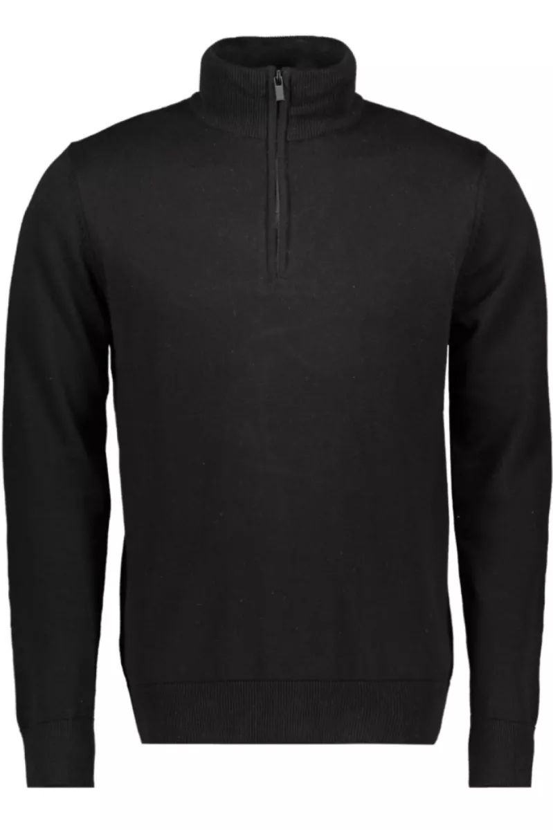 Refusion-Refusion halfzip-R1002-Zwart-ZWART