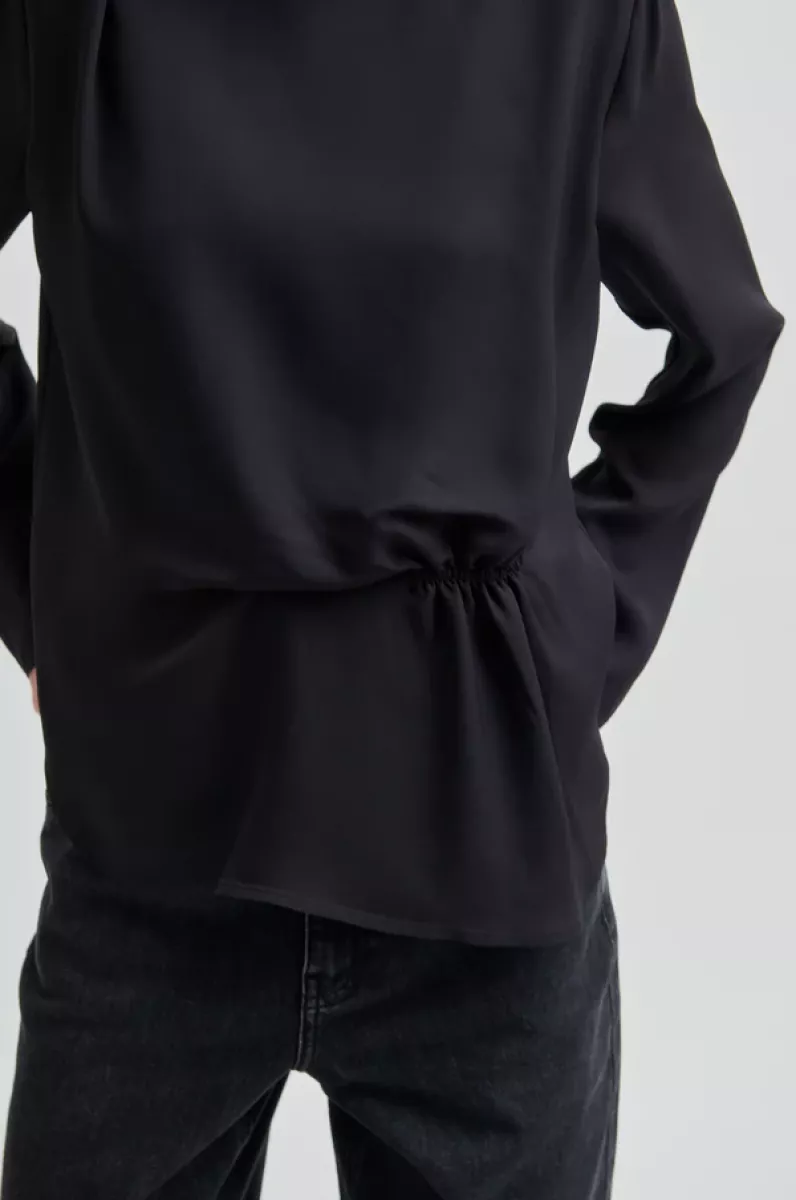 Second Female-Blouse LM-Glara Blouse-8001 Black-BLACK