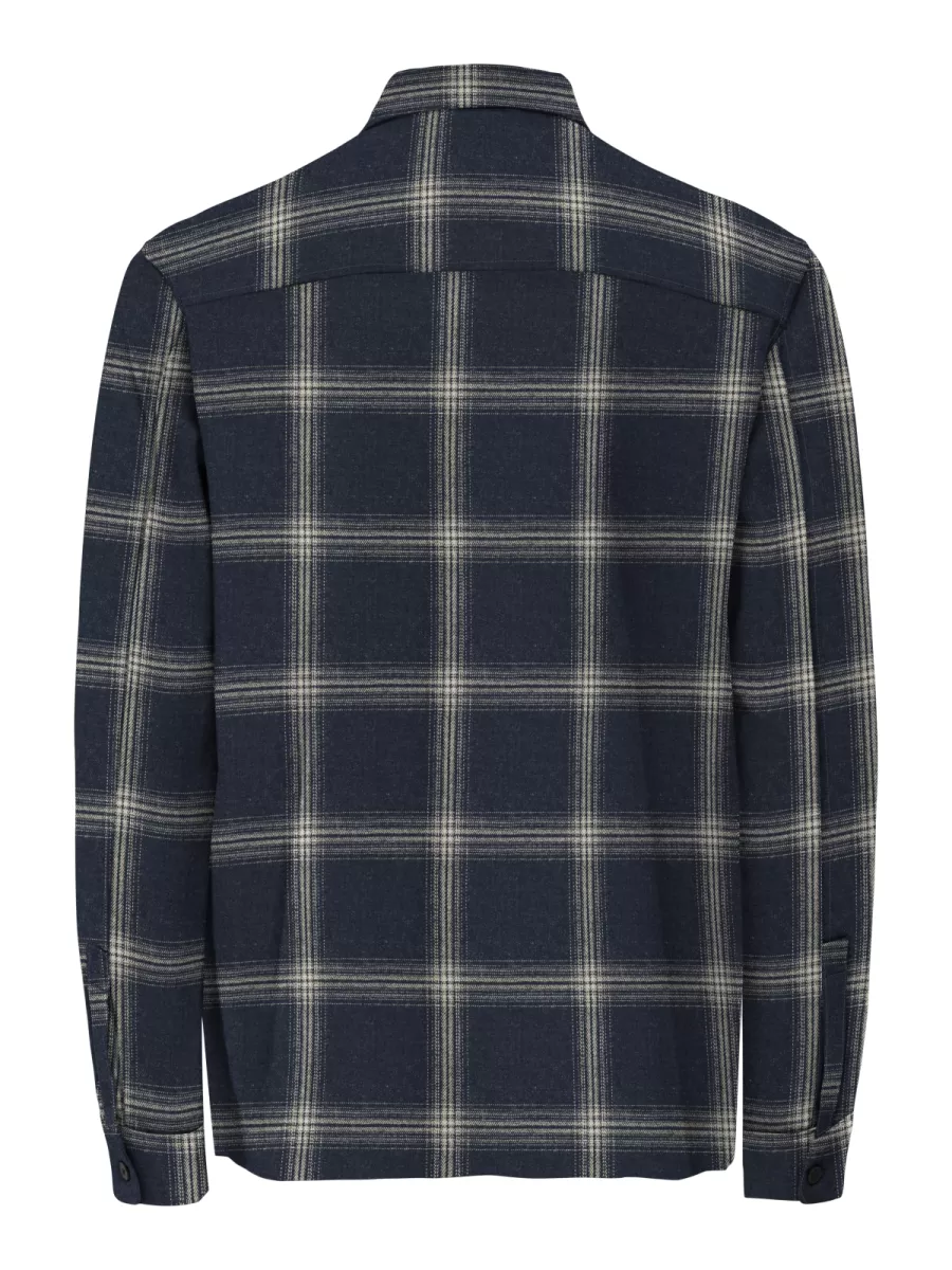SONS-ONSAIDEN CHECKED TWILL SHIRT FRML-22035467-Dark sapphire-BLAUW