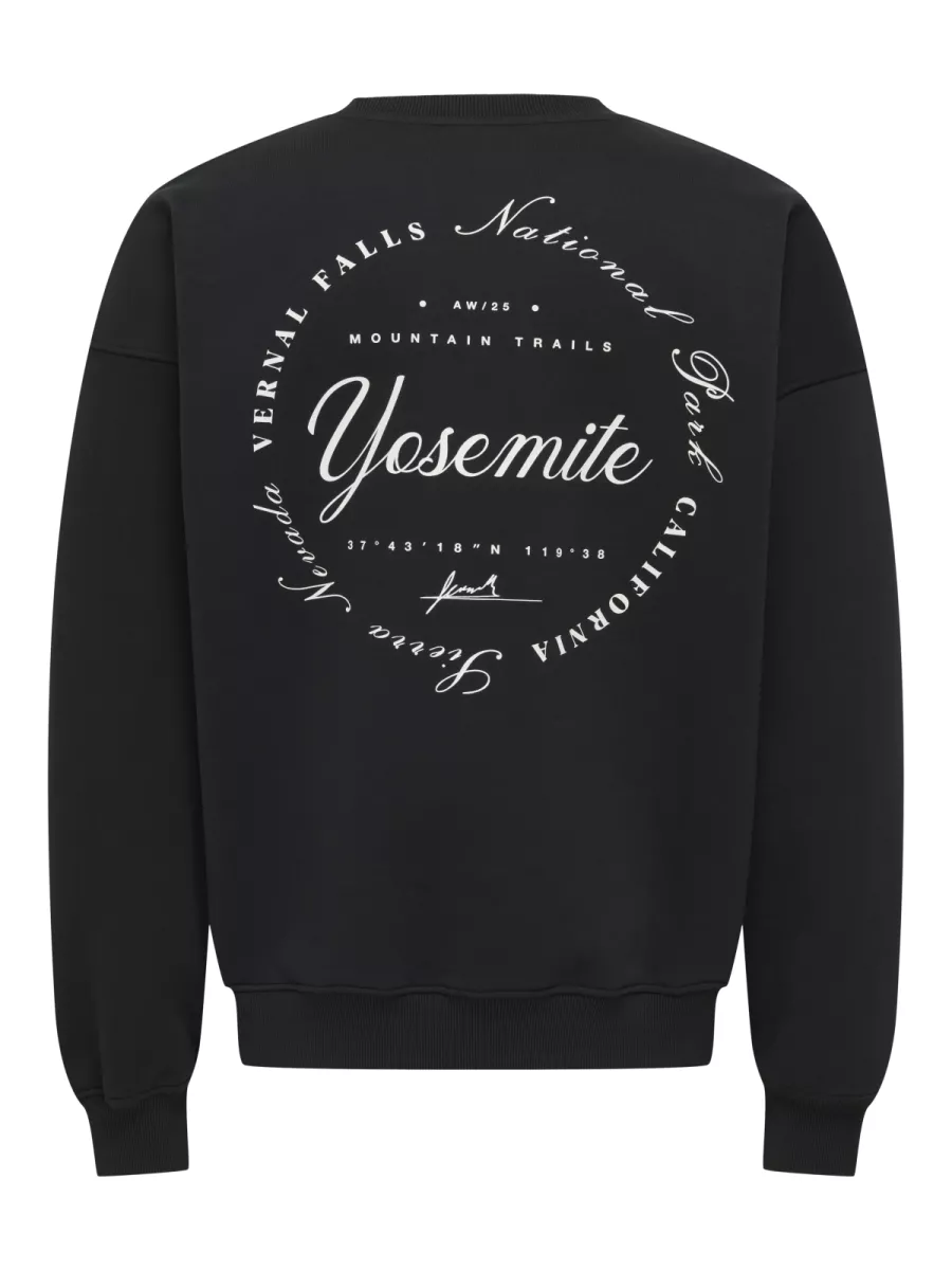 SONS-ONSCERES SKI LS REG CREW SWE CS-22037350-Jet Black-BLACK