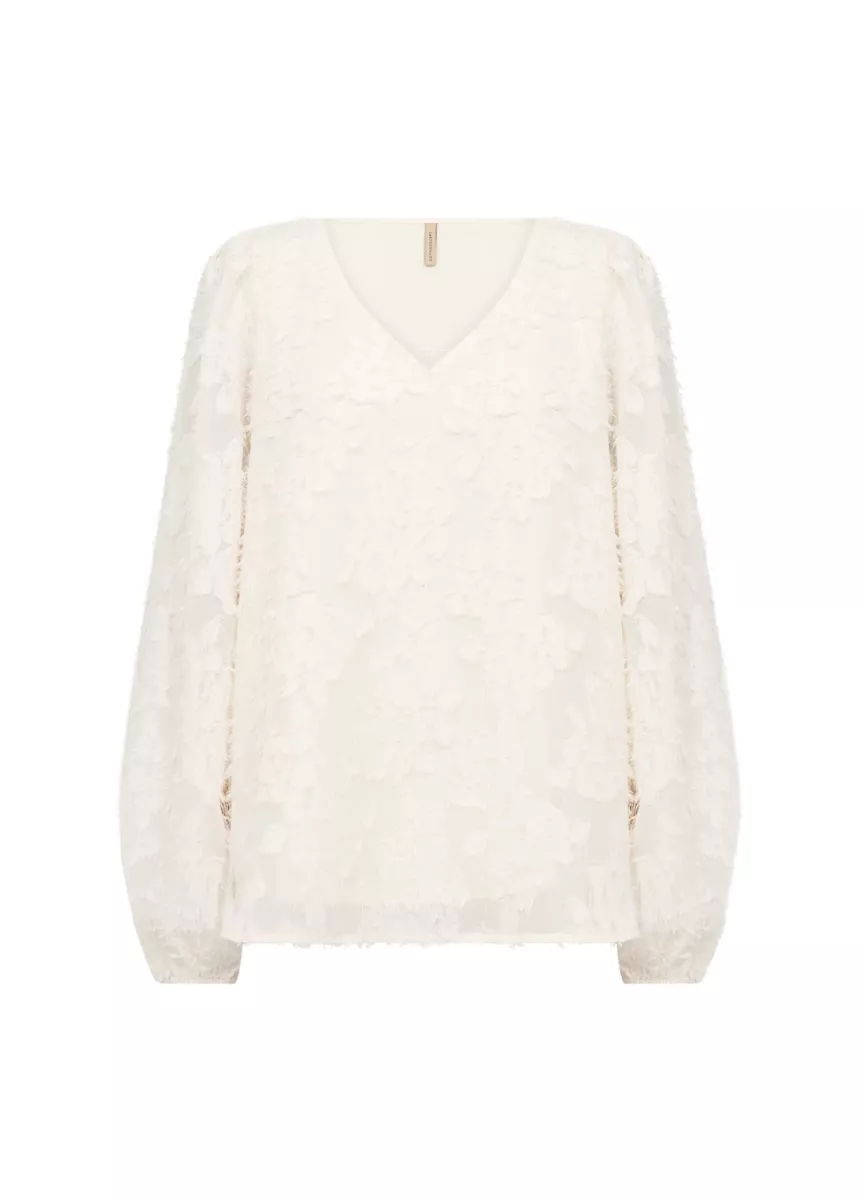 SOYA CONCEPTS-Blouse LM-Althea 2-1620-CREME